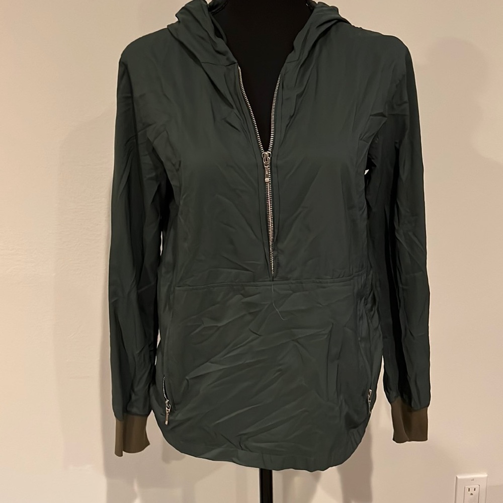 A.P.C vintage green windbreaker
